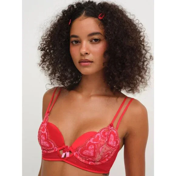 New! For Love And Lemons Heartbeat Underwire Bra Size 34DD 51131